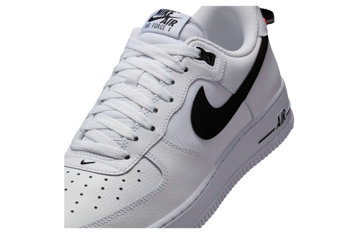 Nike Air Force 1 Low White / Black / Total Orange - Image 8