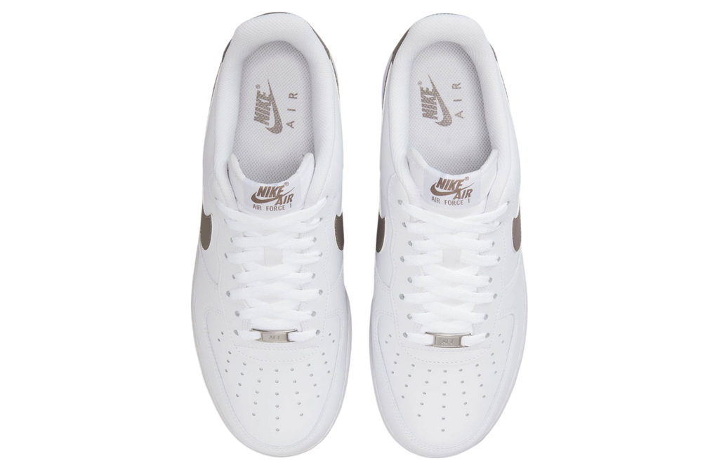 Nike Air Force 1 Low White / Brown - Image 3