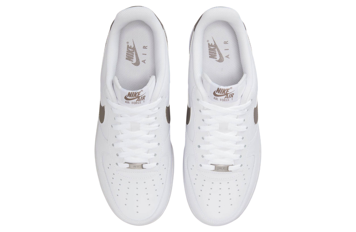 Nike Air Force 1 Low White / Brown - Image 3