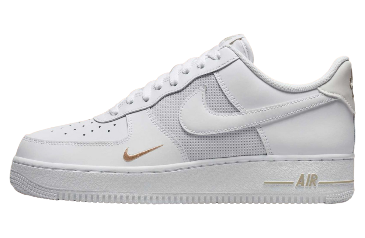 Nike Air Force 1 Low White / Metallic Silver - Image 3