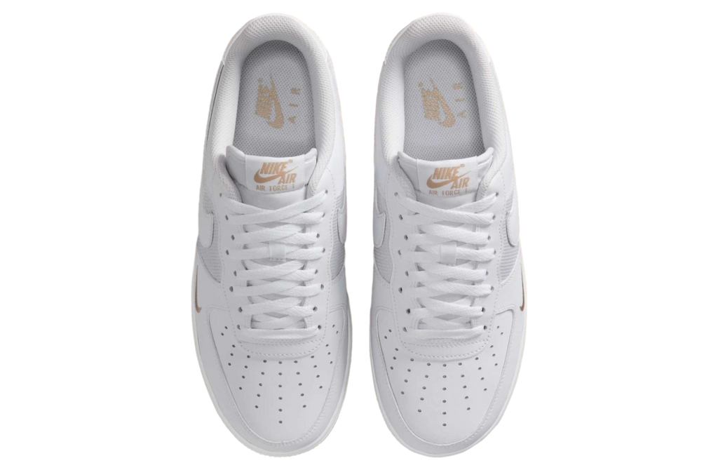 Nike Air Force 1 Low White / Metallic Silver - Image 5