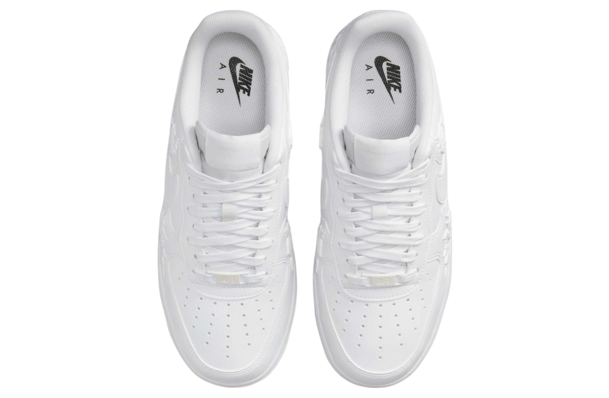 Nike Air Force 1 Low White Roses White / Black - Image 5