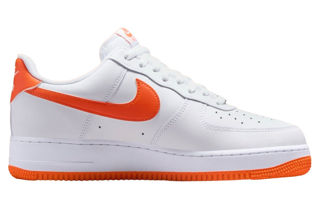 Nike Air Force 1 Low White / Safety Orange - Image 3