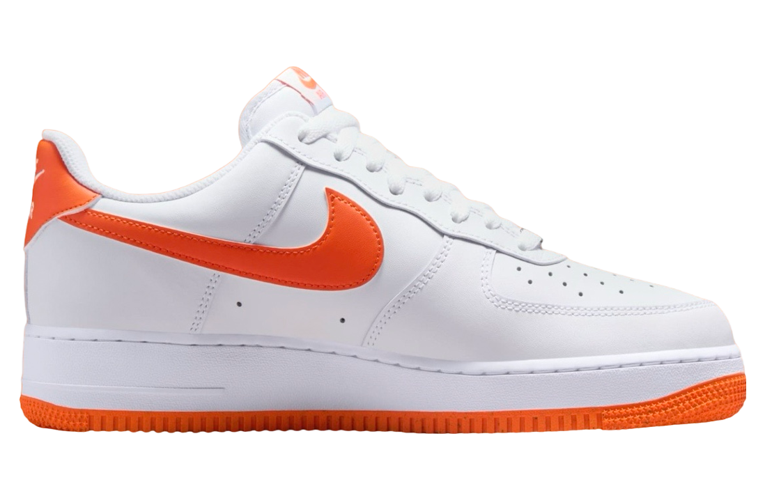 Nike Air Force 1 Low White / Safety Orange - Image 3
