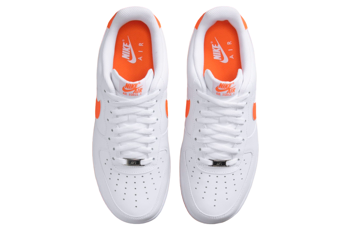 Nike Air Force 1 Low White / Safety Orange - Image 4