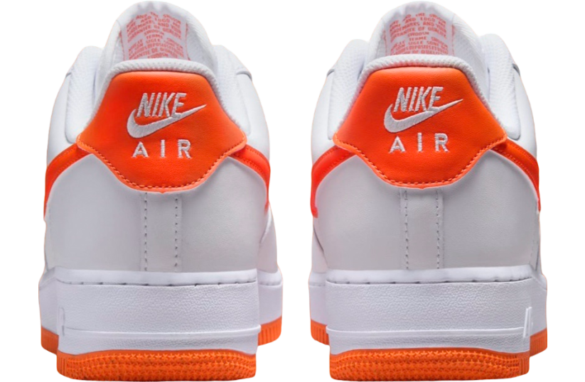 Nike Air Force 1 Low White / Safety Orange - Image 5