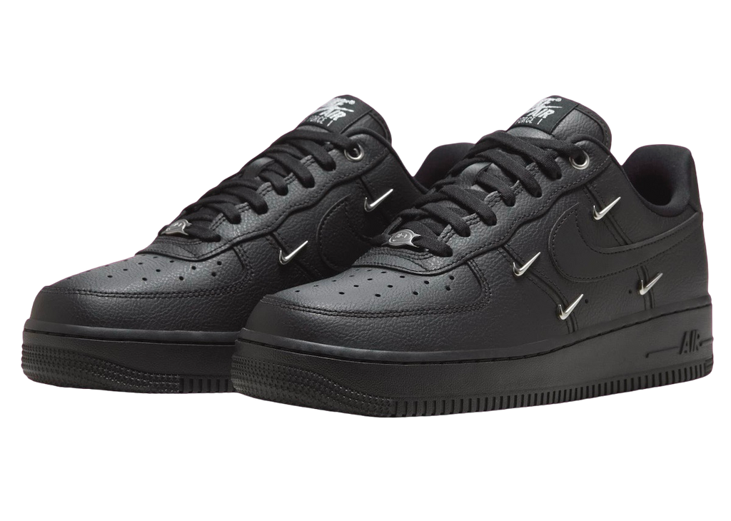 Nike Air Force 1 Low WMNS Black Metallic Silver - Image 2