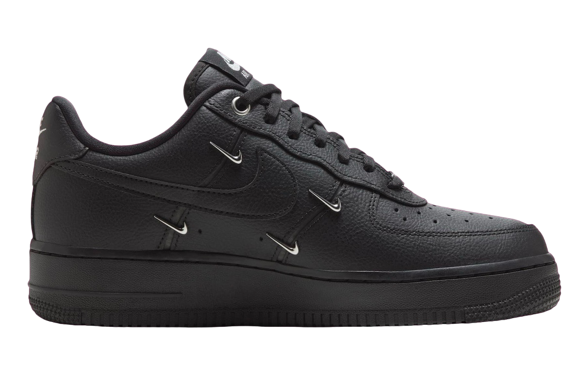 Nike Air Force 1 Low WMNS Black Metallic Silver - Image 3