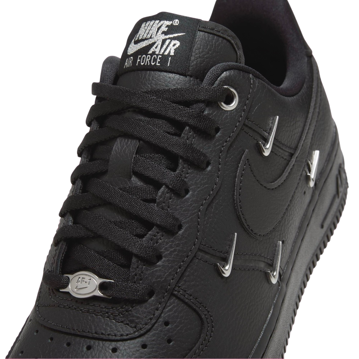 Nike Air Force 1 Low WMNS Black Metallic Silver - Image 7