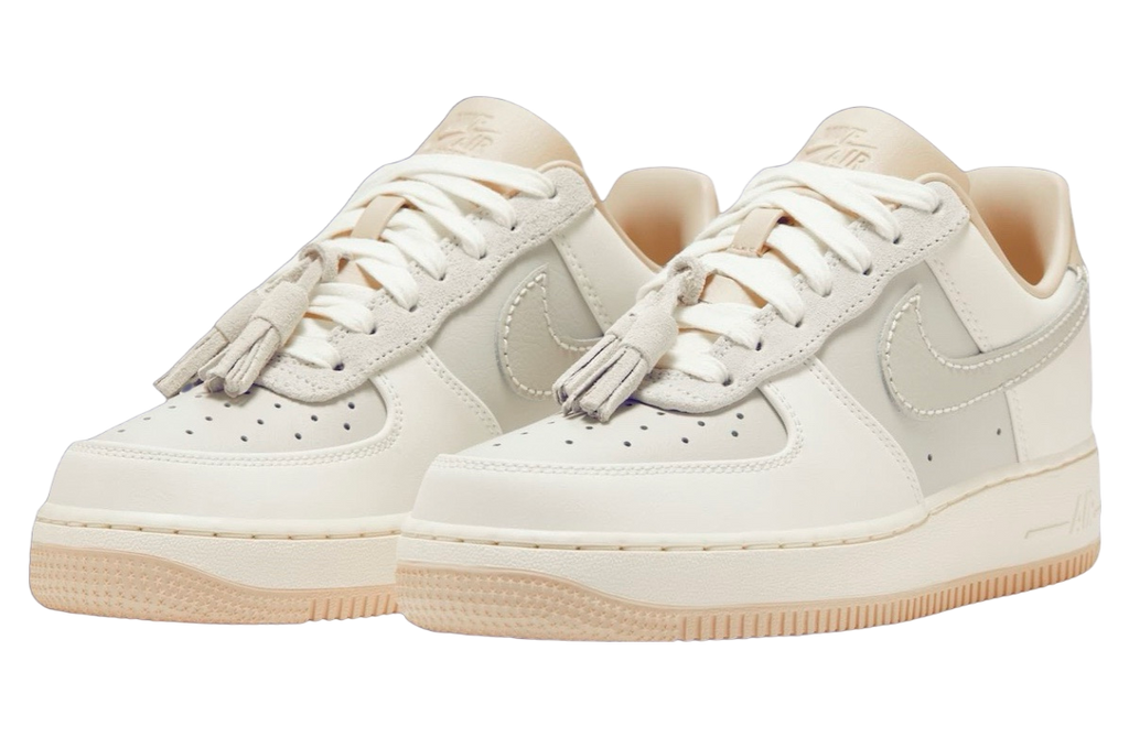 Nike Air Force 1 Low WMNS Light Bone / Pink Oxford - Image 2
