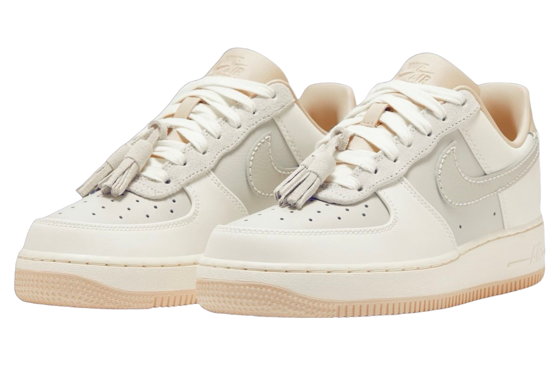 Nike Air Force 1 Low WMNS Light Bone / Pink Oxford - Image 2
