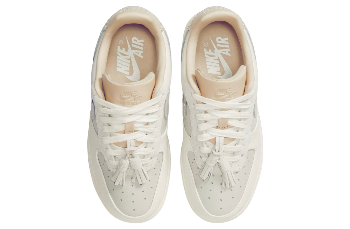 Nike Air Force 1 Low WMNS Light Bone / Pink Oxford - Image 4