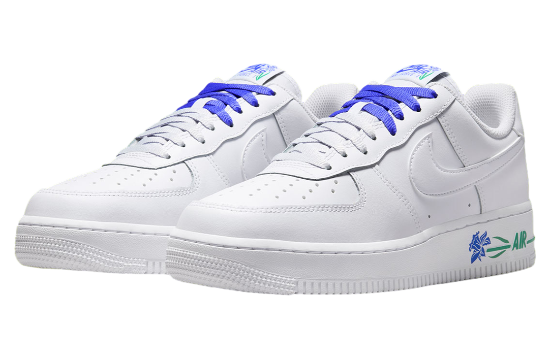 Nike Air Force 1 Low WMNS White / Persian Violet - Image 2