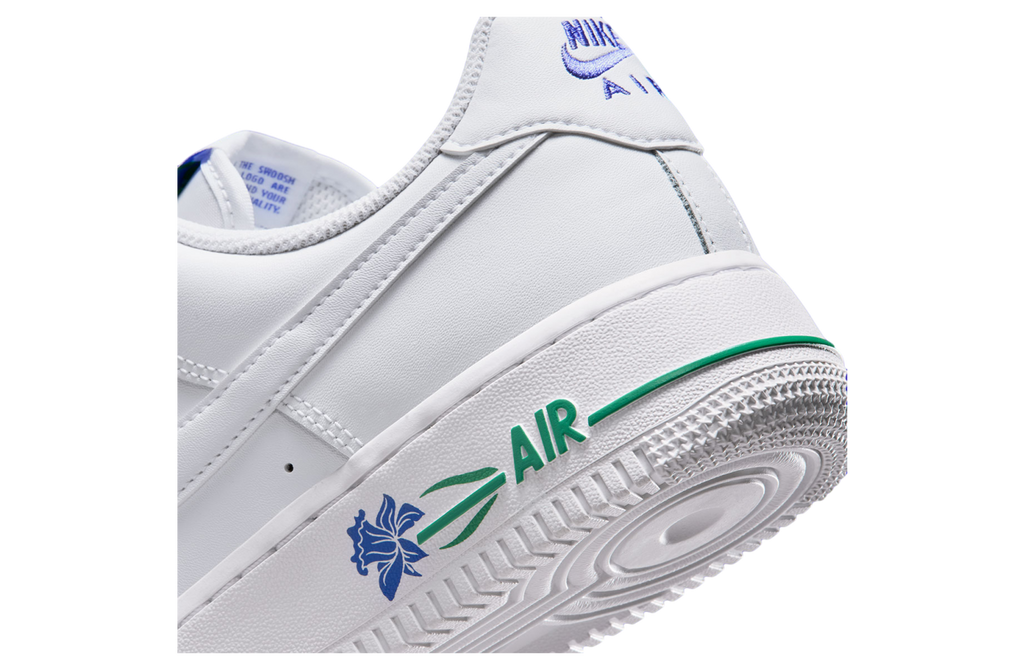 Nike Air Force 1 Low WMNS White / Persian Violet - Image 8