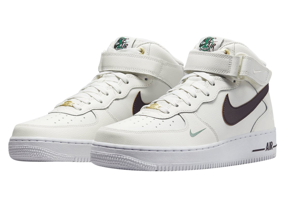 Nike Air Force 1 Mid 40th Anniversary Sail Brown Basalt - Image 2
