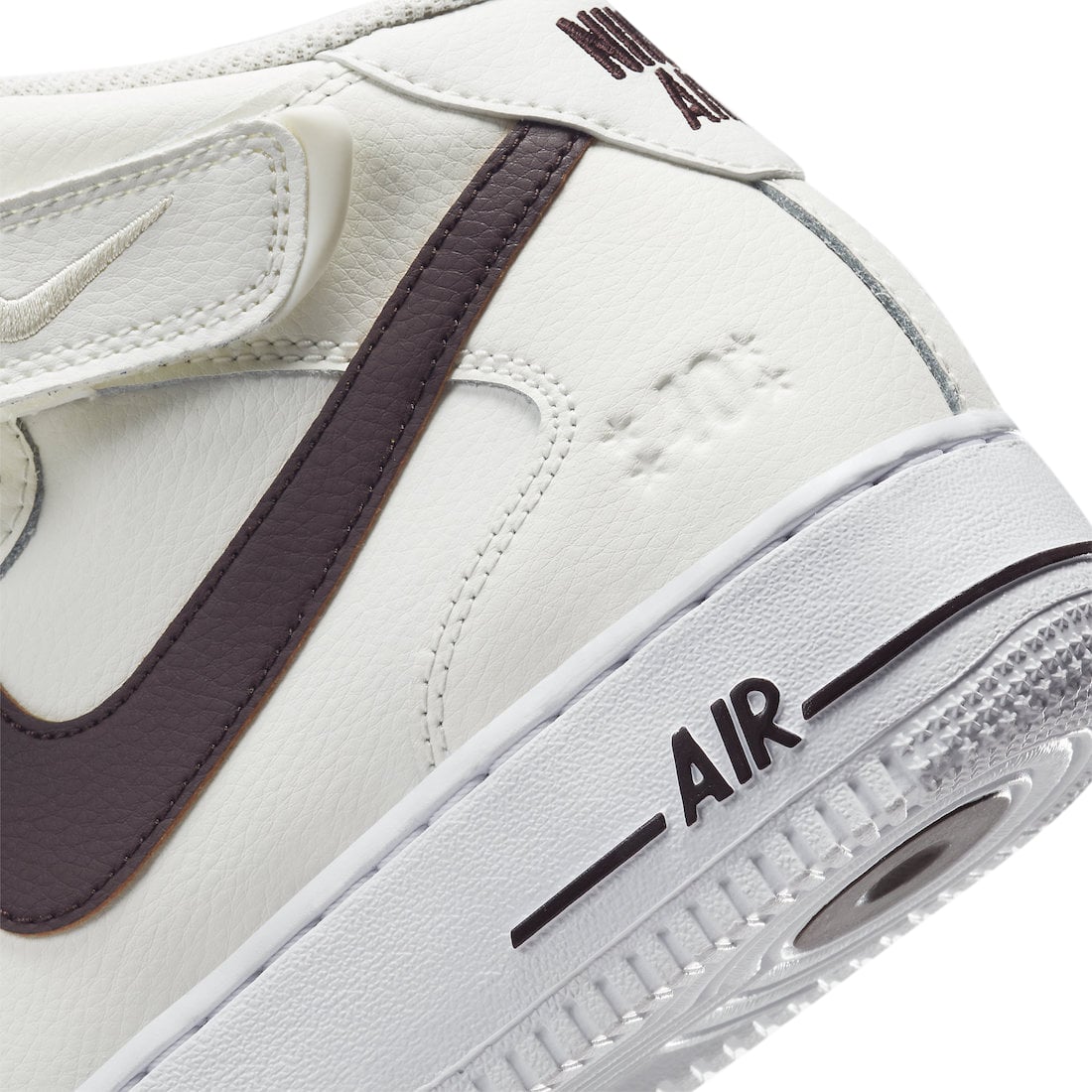 Nike Air Force 1 Mid 40th Anniversary Sail Brown Basalt - Image 7