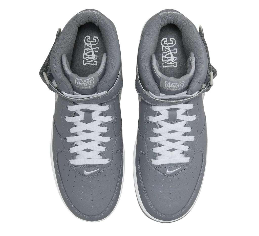 Nike Air Force 1 Mid Jewel NYC Cool Grey - Image 4