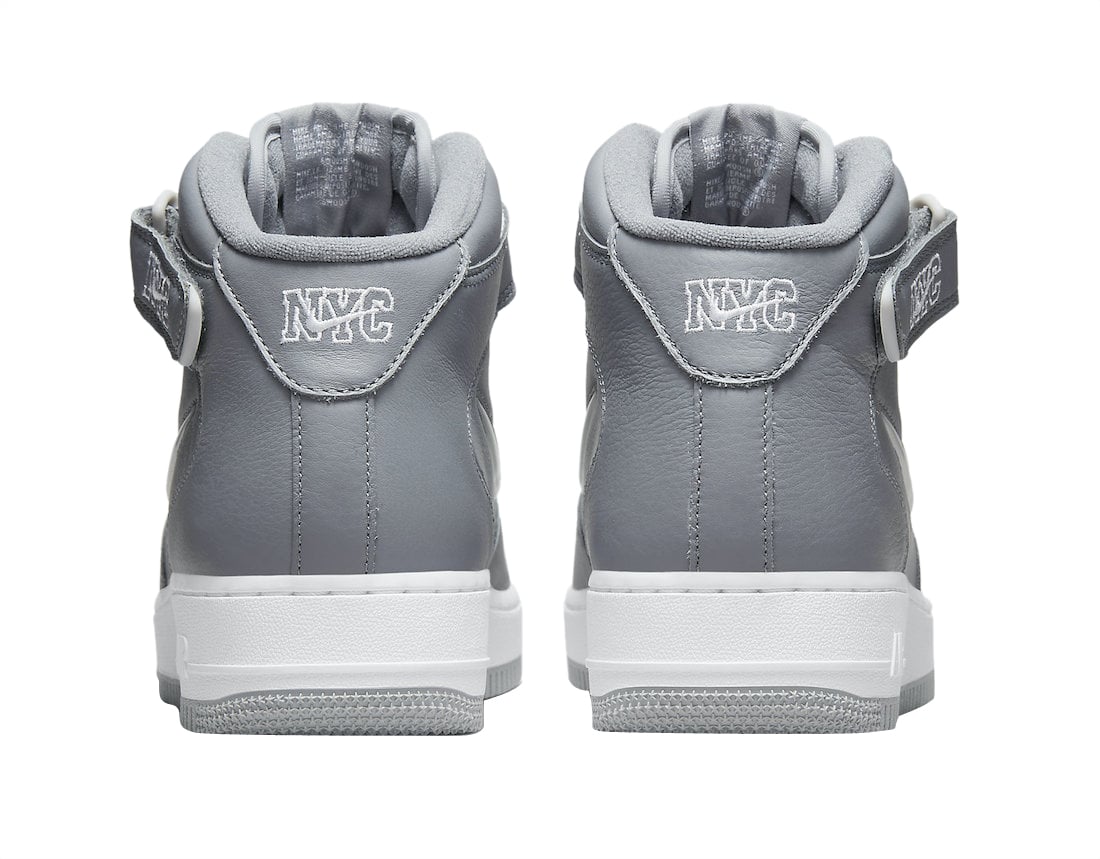 Nike Air Force 1 Mid Jewel NYC Cool Grey - Image 5