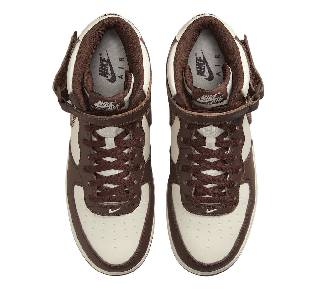 Nike Air Force 1 Mid Plaid Brown - Image 4