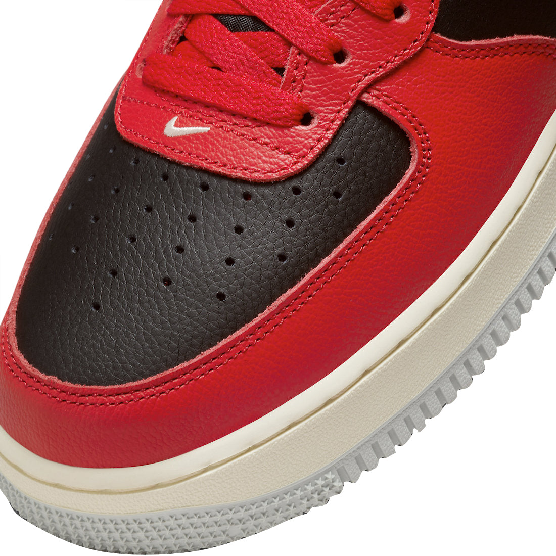 Nike Air Force 1 Mid Split Black Red - Image 7
