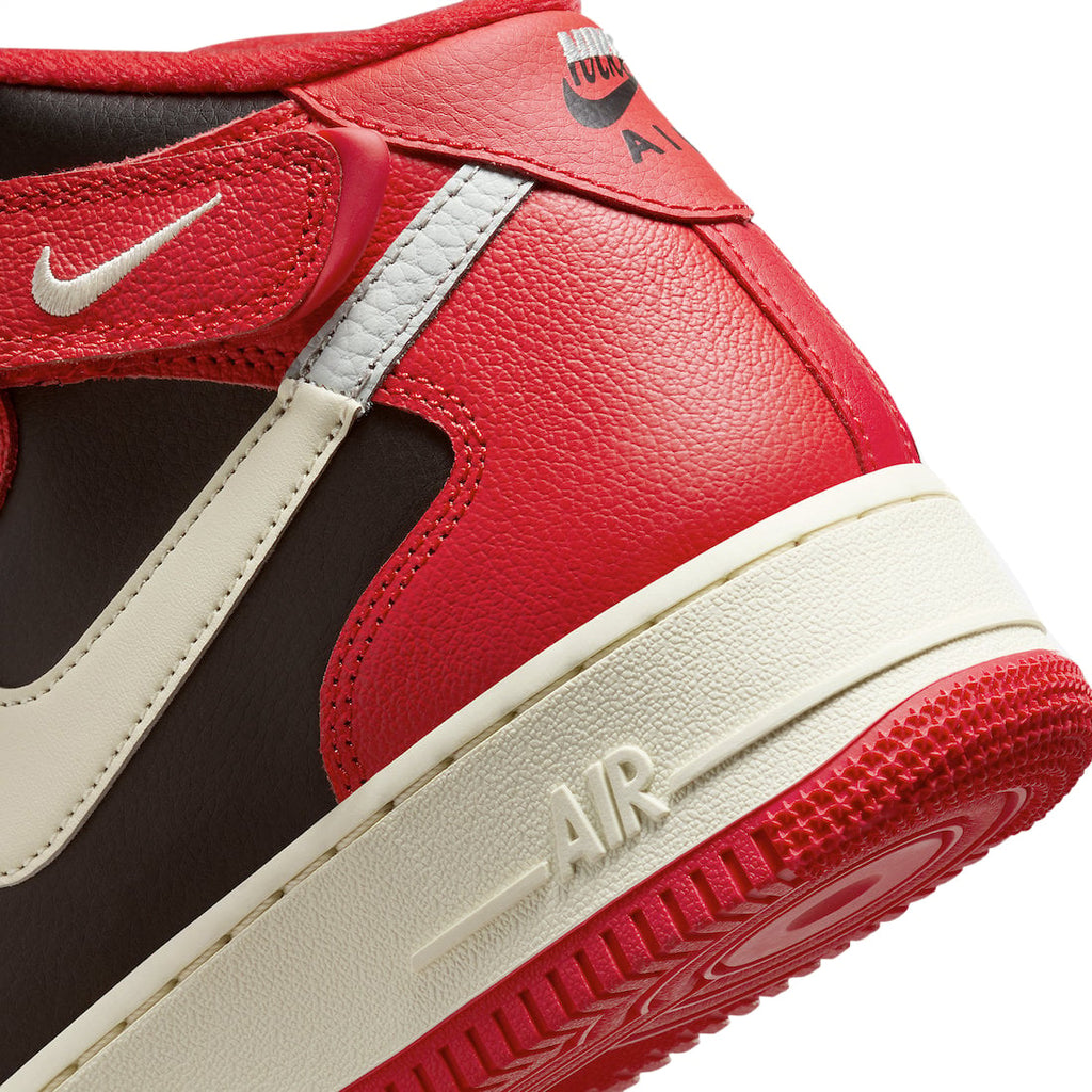 Nike Air Force 1 Mid Split Black Red - Image 8