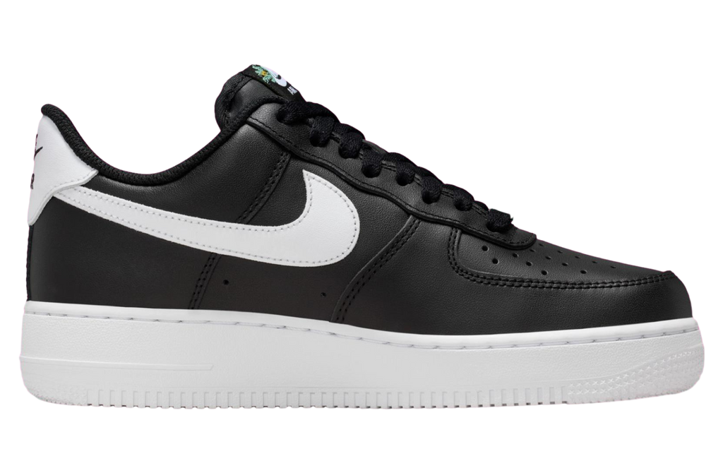 Nike Air Force 1 Now Flowers Black / Metallic Gold - Image 4
