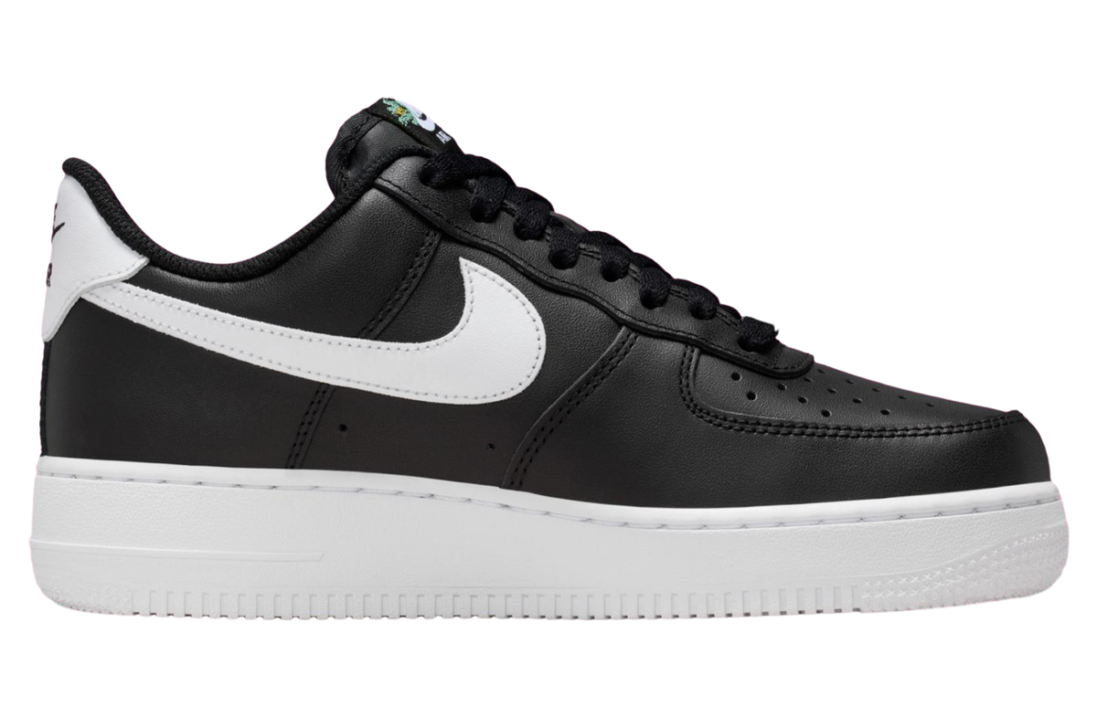 Nike Air Force 1 Now Flowers Black / Metallic Gold - Image 4