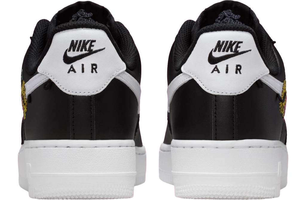 Nike Air Force 1 Now Flowers Black / Metallic Gold - Image 6