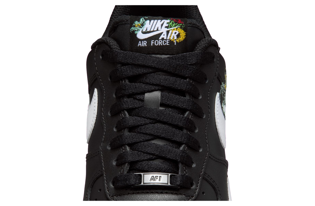 Nike Air Force 1 Now Flowers Black / Metallic Gold - Image 10