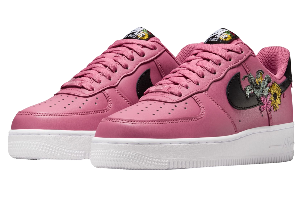 Nike Air Force 1 Peony / Metallic Gold - Image 3