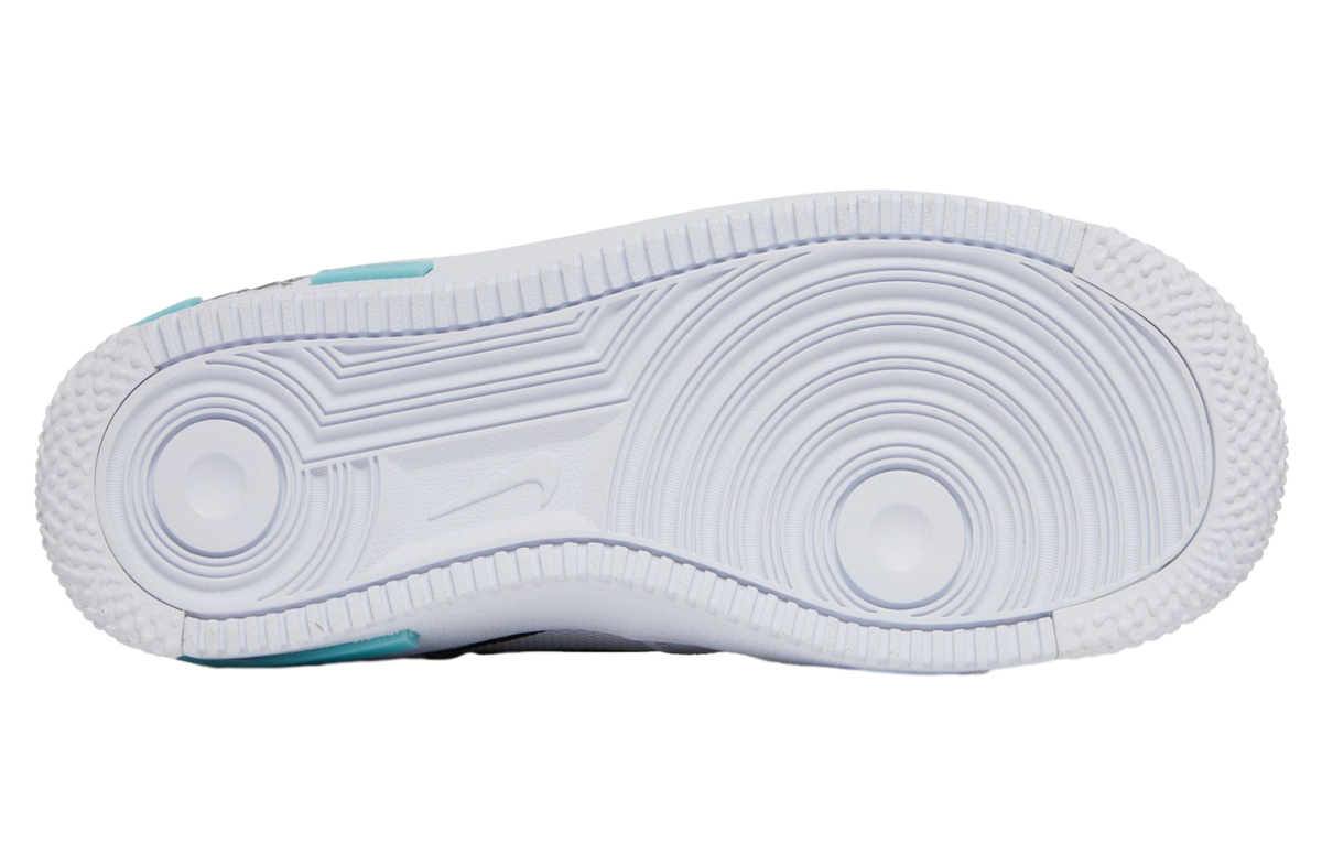 Nike Air Force 1 React GS Astronomy Blue Laser Crimson - Image 3