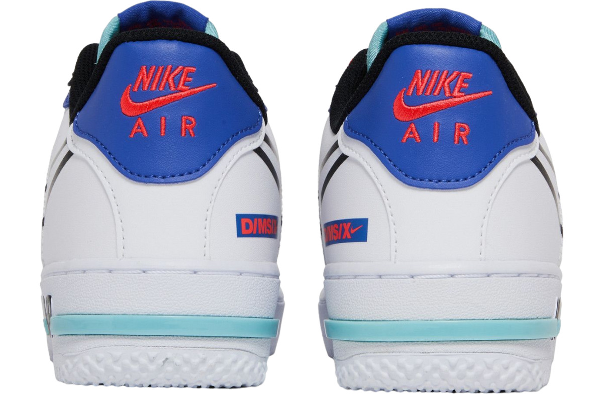Nike Air Force 1 React GS Astronomy Blue Laser Crimson - Image 4