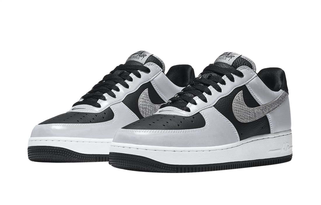 Nike Air Force 1 Silver Snake - Image 2