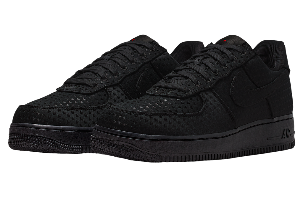 Nike Air Force 1 Valentines Day Black / University Red - Image 5