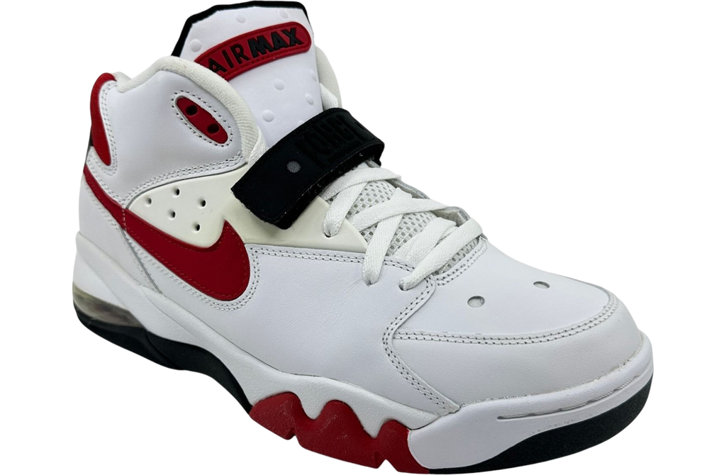 Nike Air Force Max White / Varsity Red - Image 2
