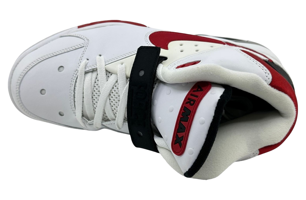 Nike Air Force Max White / Varsity Red - Image 4