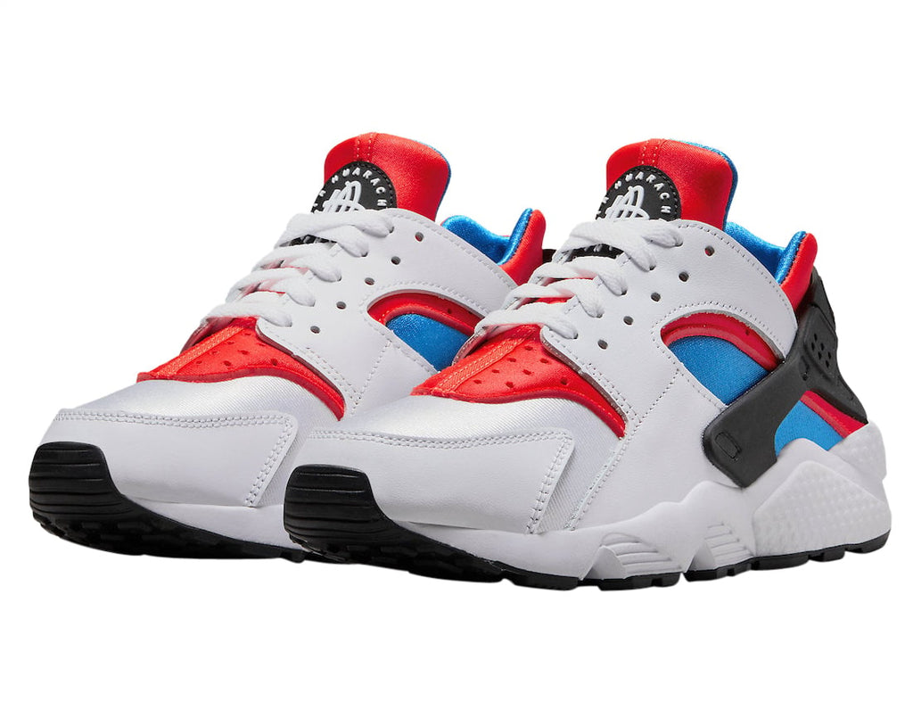 Nike Air Huarache White Red Blue - Image 2