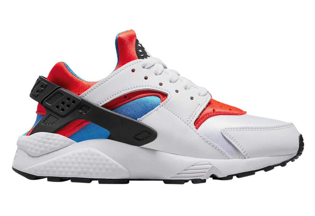 Nike Air Huarache White Red Blue - Image 3