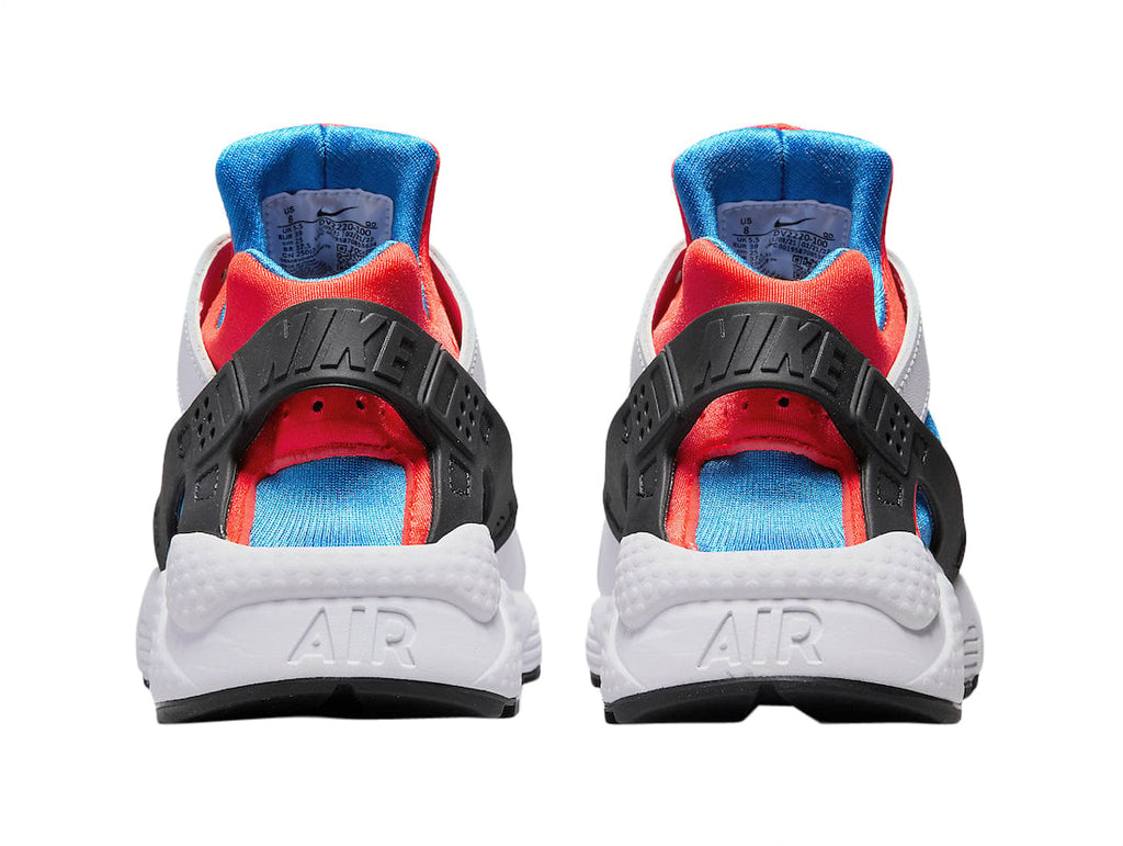 Nike Air Huarache White Red Blue - Image 5