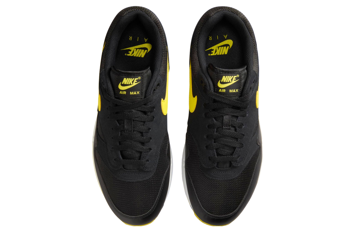 Nike Air Max 1 Black / Opti Yellow - Image 4