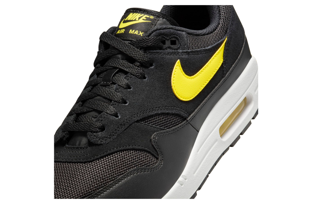 Nike Air Max 1 Black / Opti Yellow - Image 7