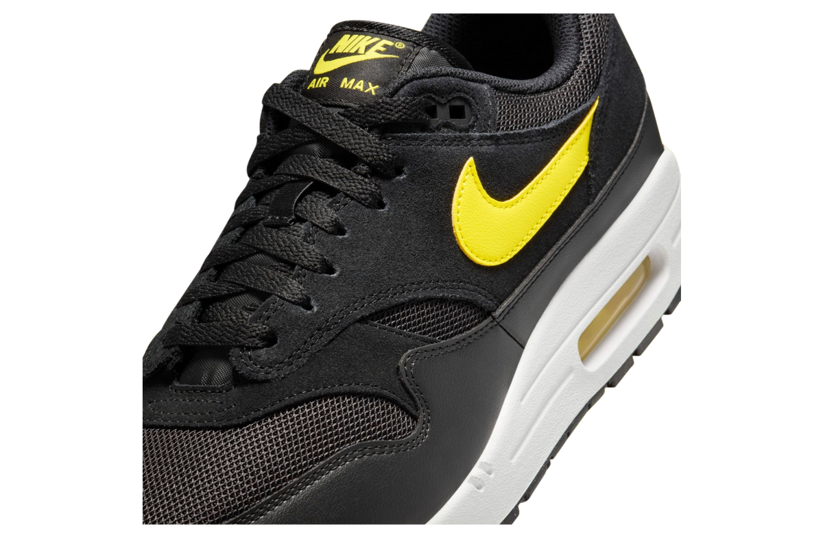 Nike Air Max 1 Black / Opti Yellow - Image 7