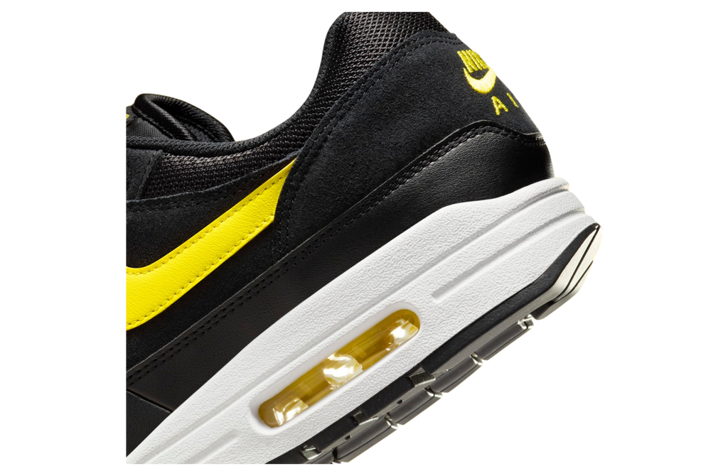 Nike Air Max 1 Black / Opti Yellow - Image 8