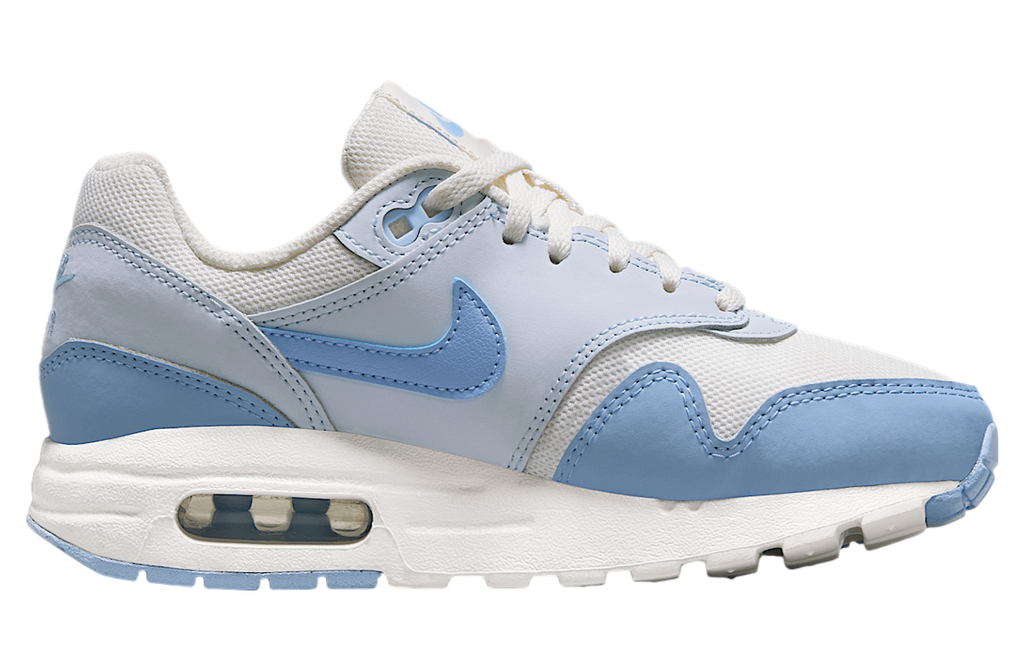 Nike Air Max 1 GS Sail / Blue Tint - Image 3