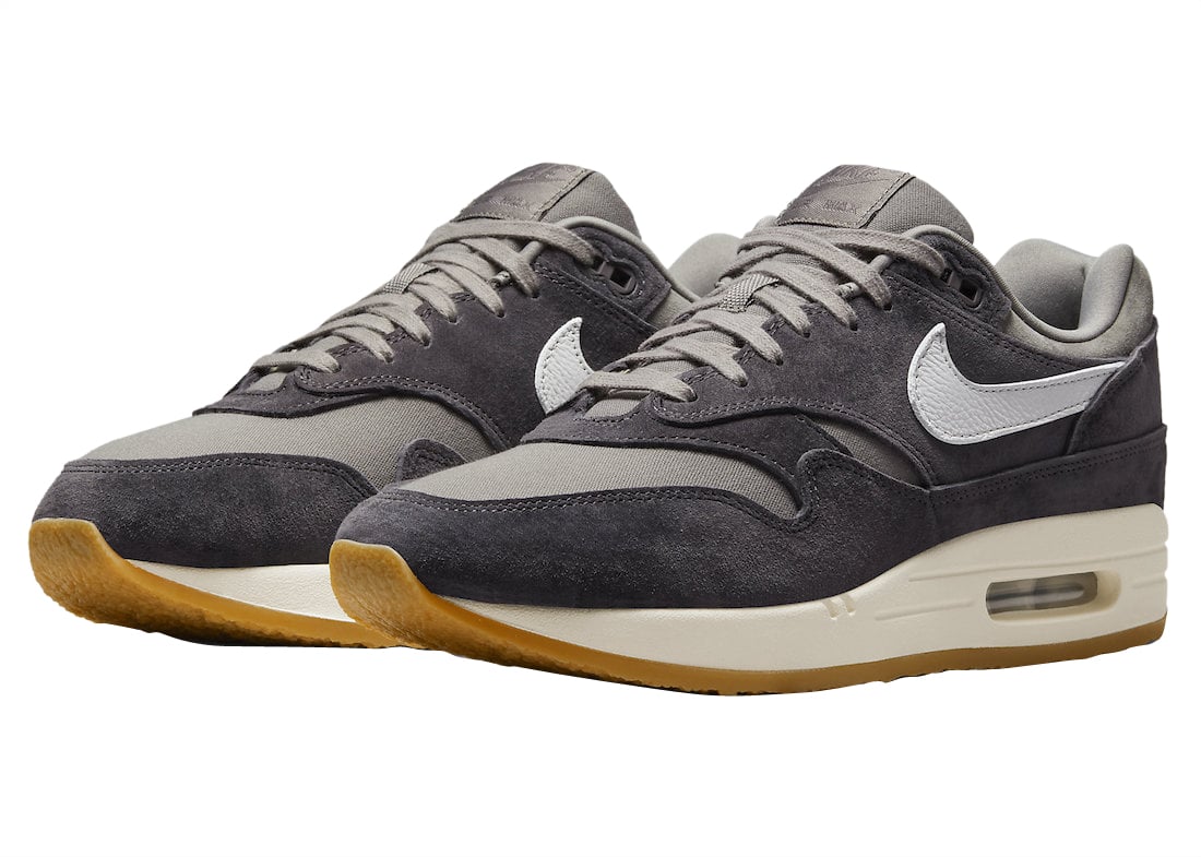 Nike Air Max 1 PRM Crepe Soft Grey - Image 2