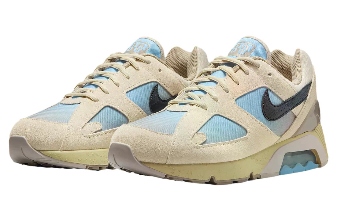Nike Air Max 180 Light Khaki / Psychic Blue - Image 2