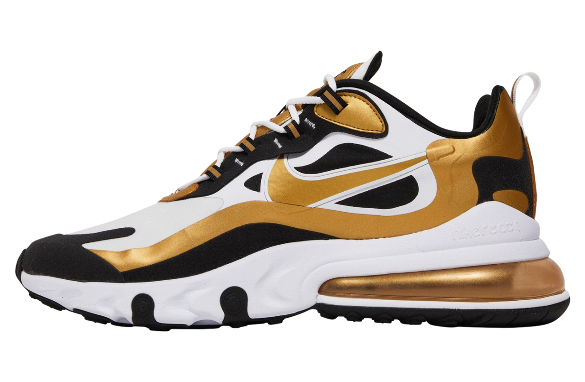 Nike Air Max 270 React Metallic Gold - Image 2