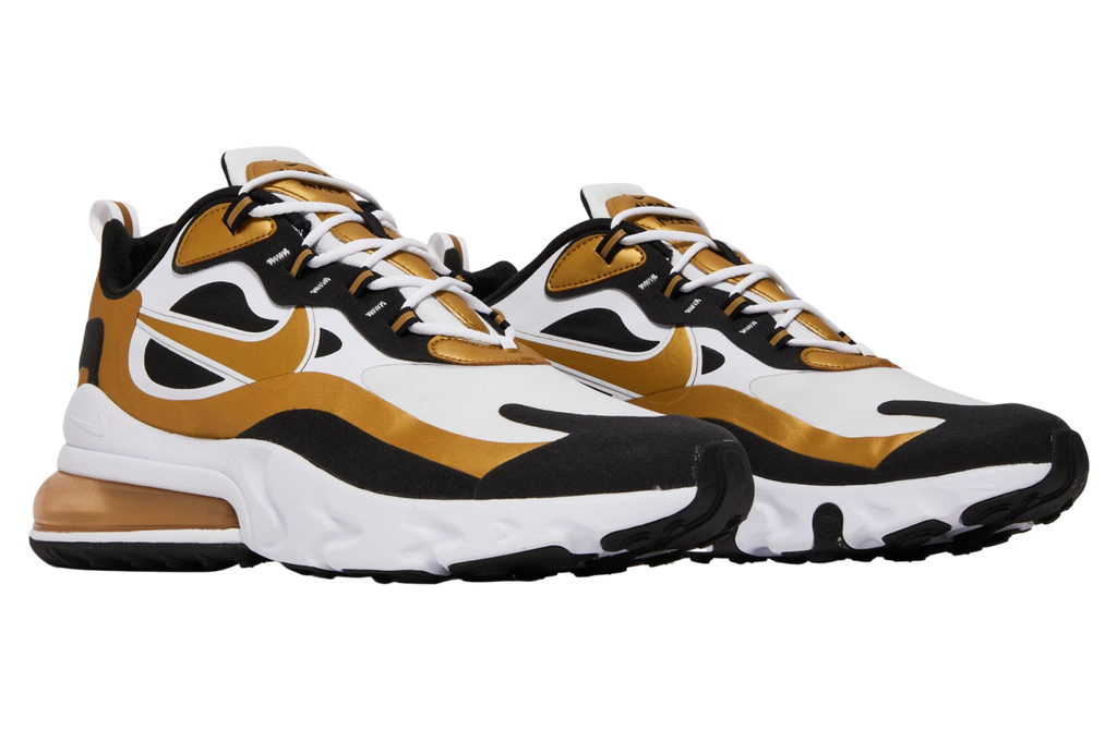 Nike Air Max 270 React Metallic Gold - Image 5