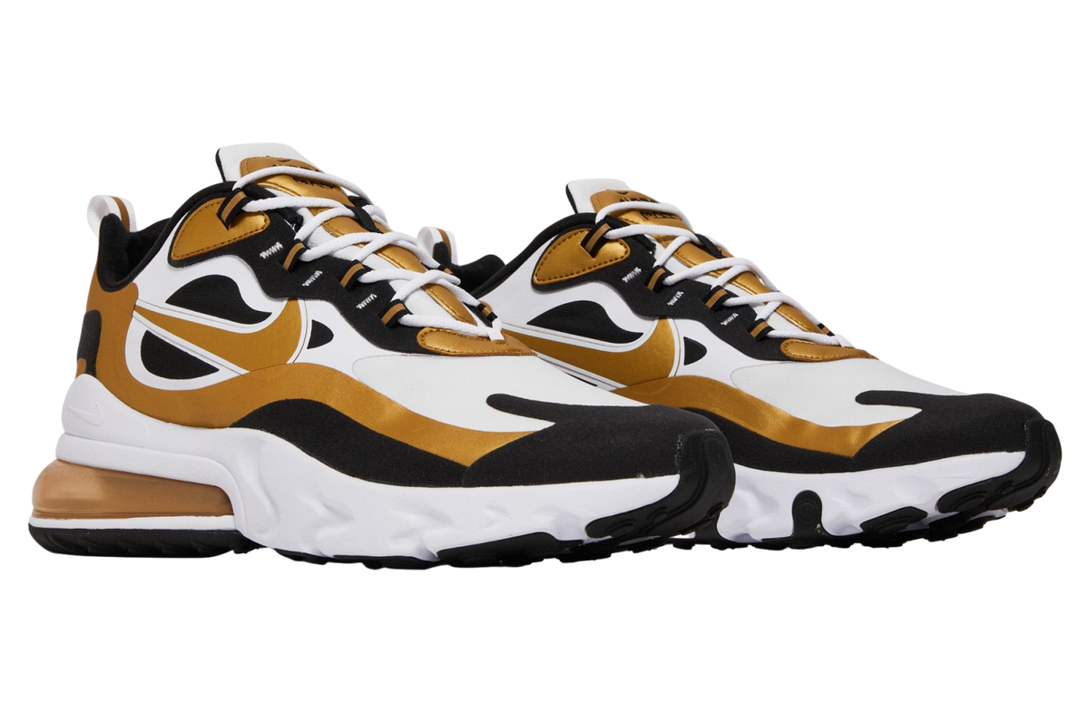 Nike Air Max 270 React Metallic Gold - Image 5