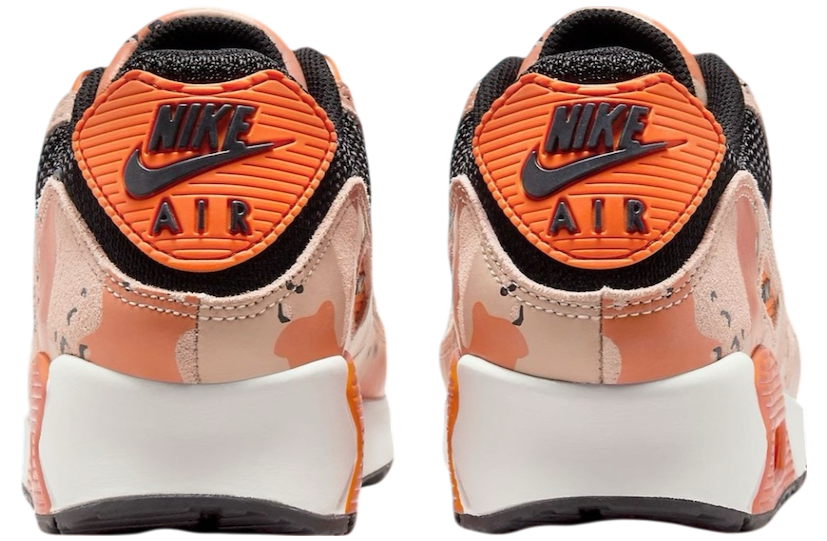 Nike Air Max 90 Bio Beige / Safety Orange - Image 4